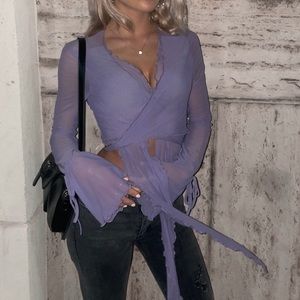 Purple fairy top